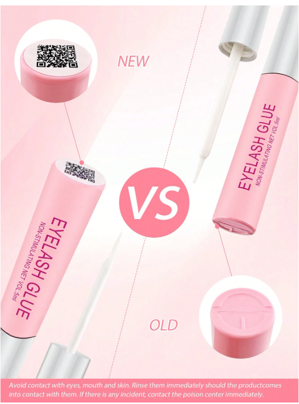 1 piece of 5ml clear eyelash glue