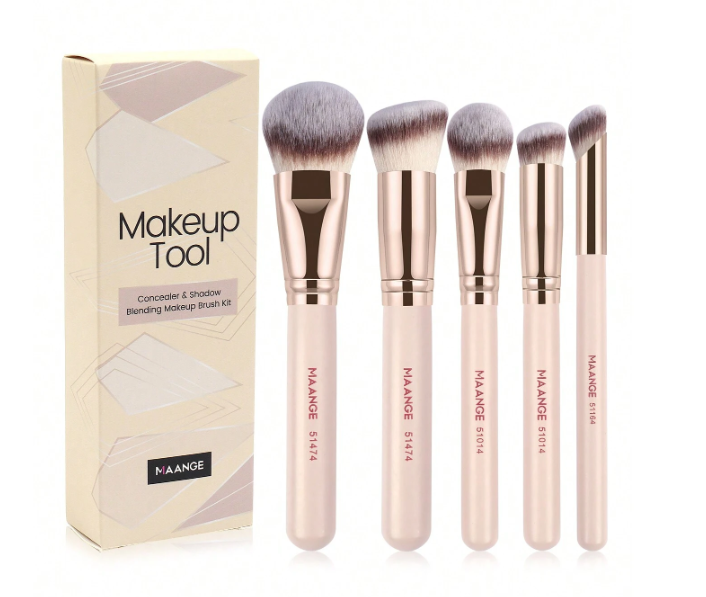 MAANGE Professional Makeup Brush Set of 6 Pieces