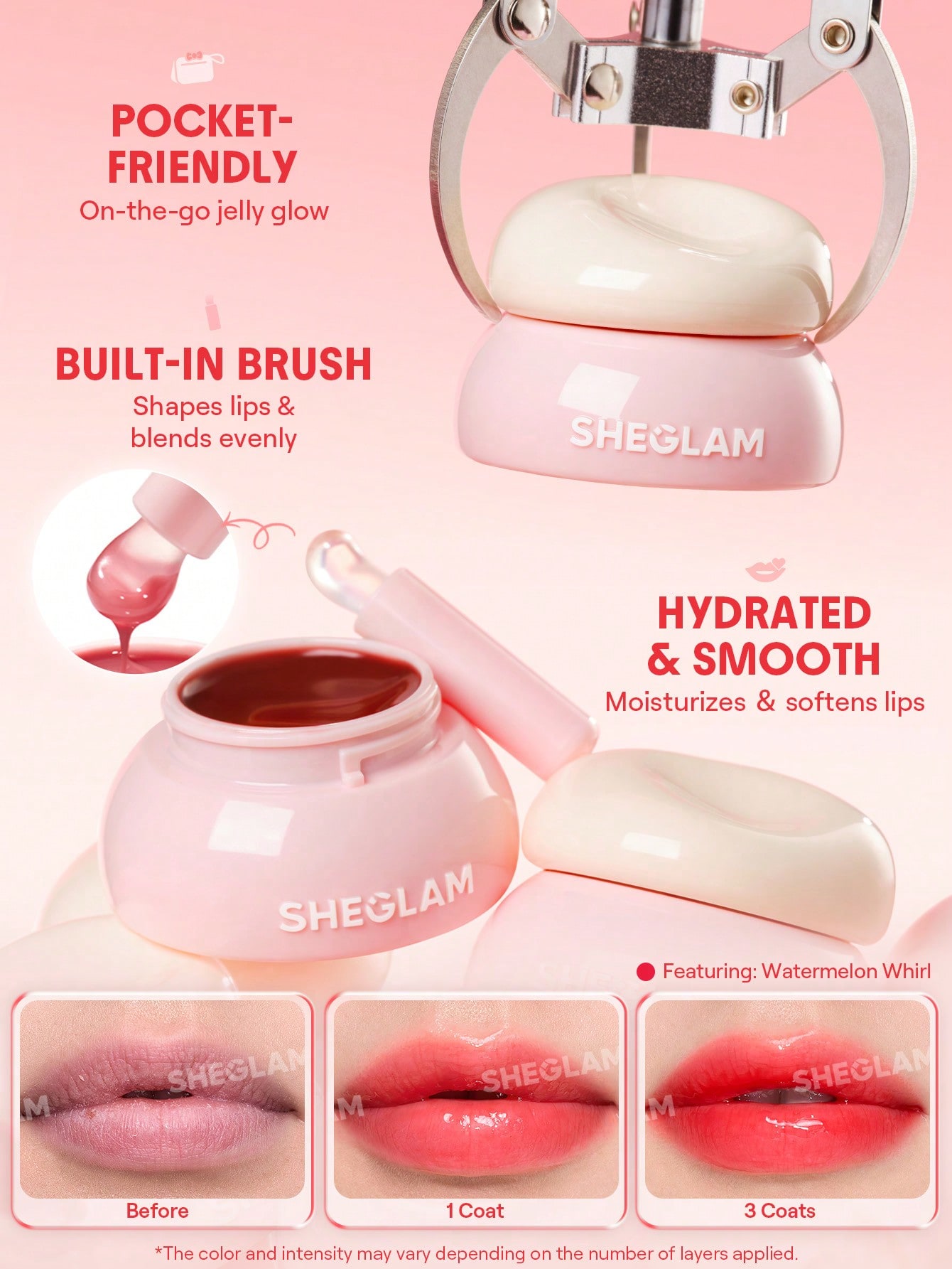 Hydra Jelly Pocket Lip Jam-Guava Glow