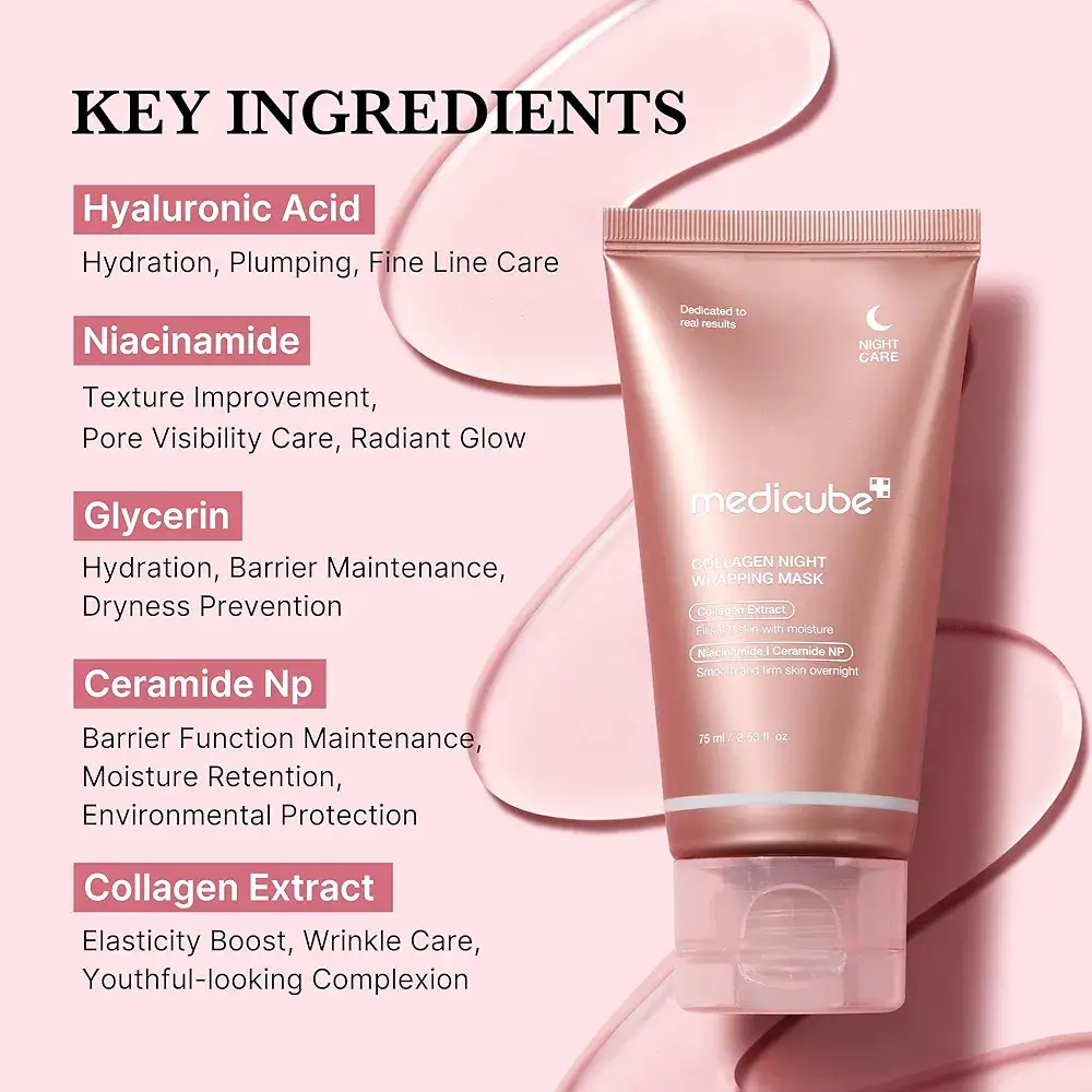 MEDICUBE - Collagen Night Wrapping Mask - 75ml