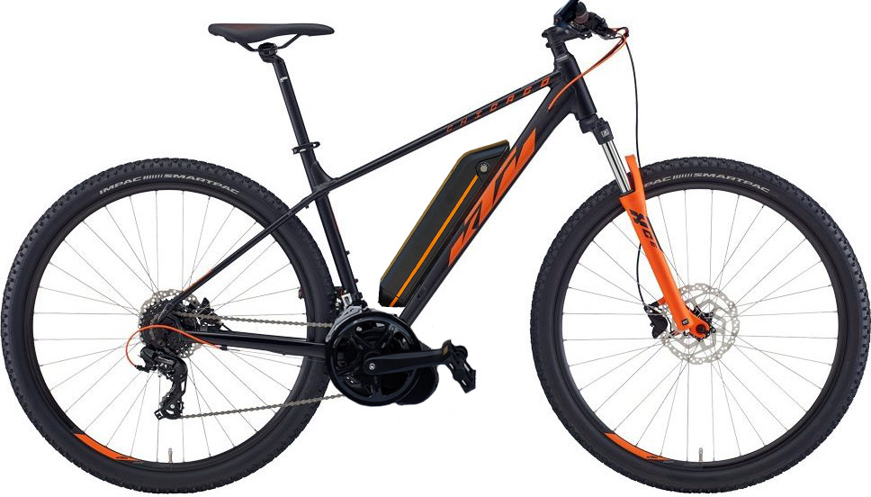 KTM - Chicago als E-Mountainbike. Optional - sämtliches Zubehör verfügbar.