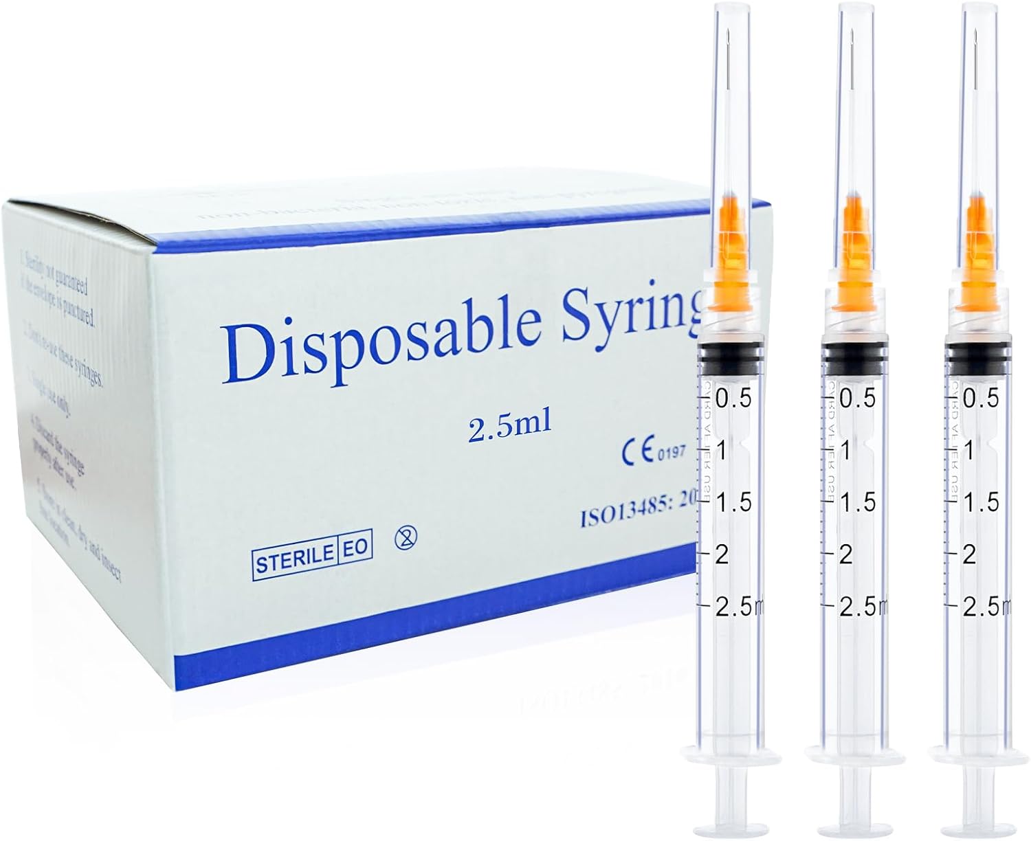 Seringues jetables 2,5 ml