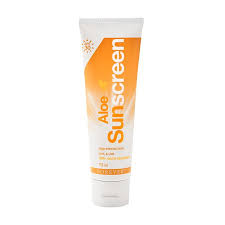 sun  screen Crème solaire à l'aloe 