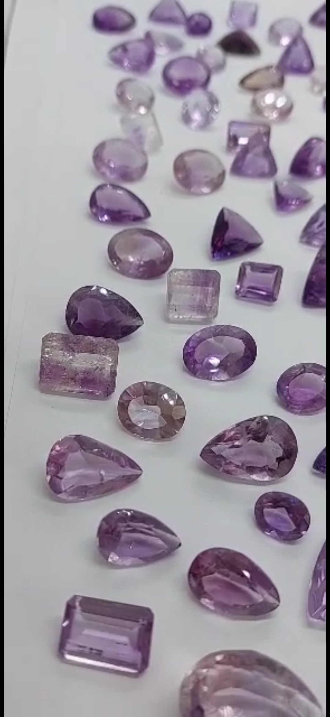 Pedras preciosas de ametista