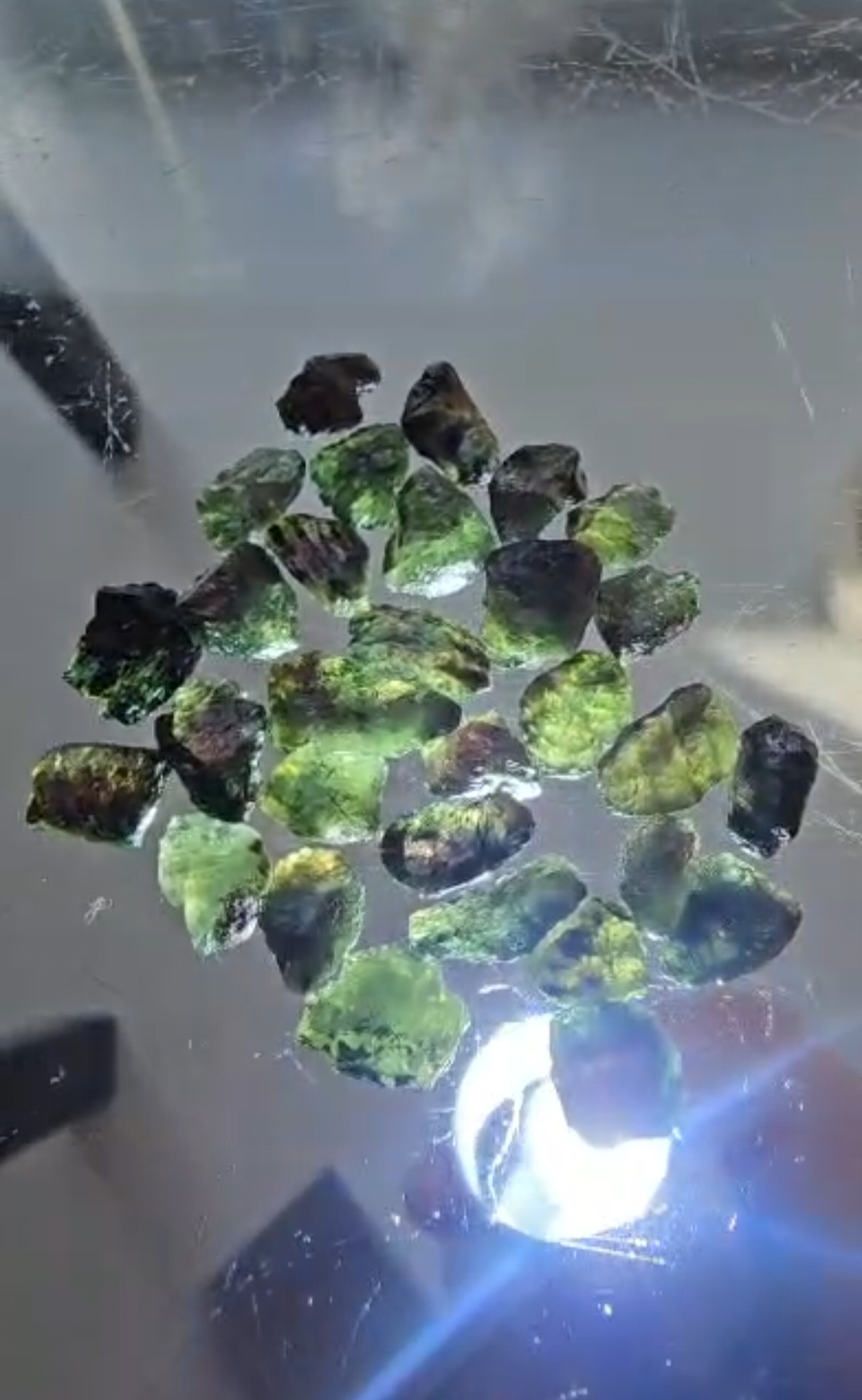 Pedras preciosas brutas