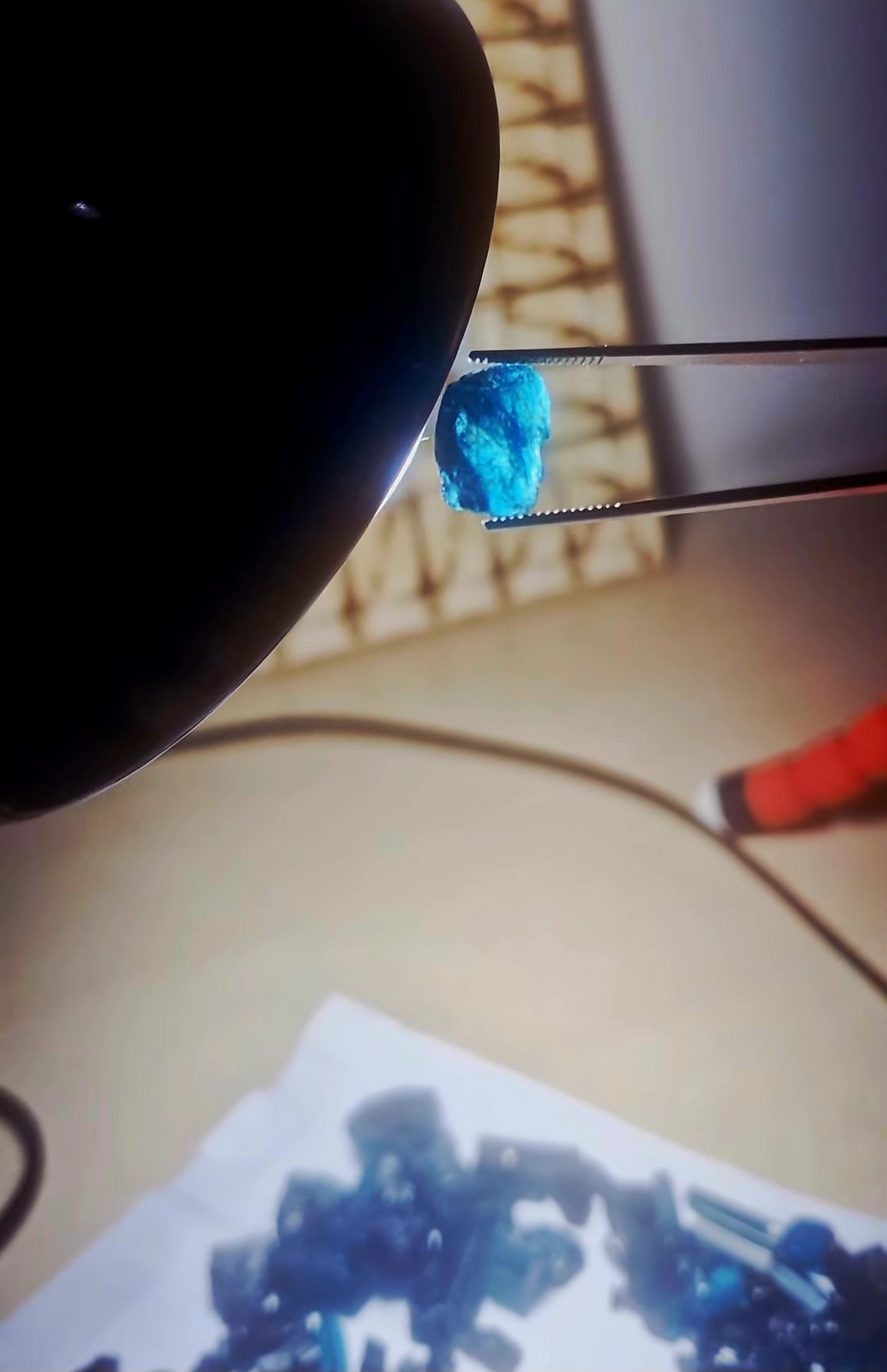 Turmalina Paraíba bruta