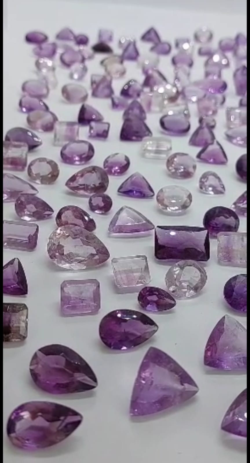 Pedras preciosas de ametista