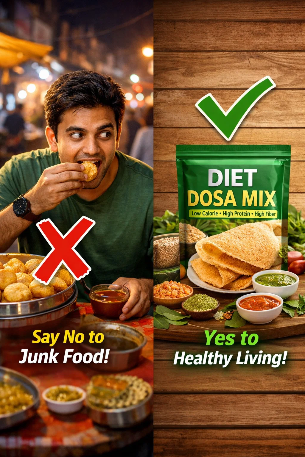 Diet Dosa Mix