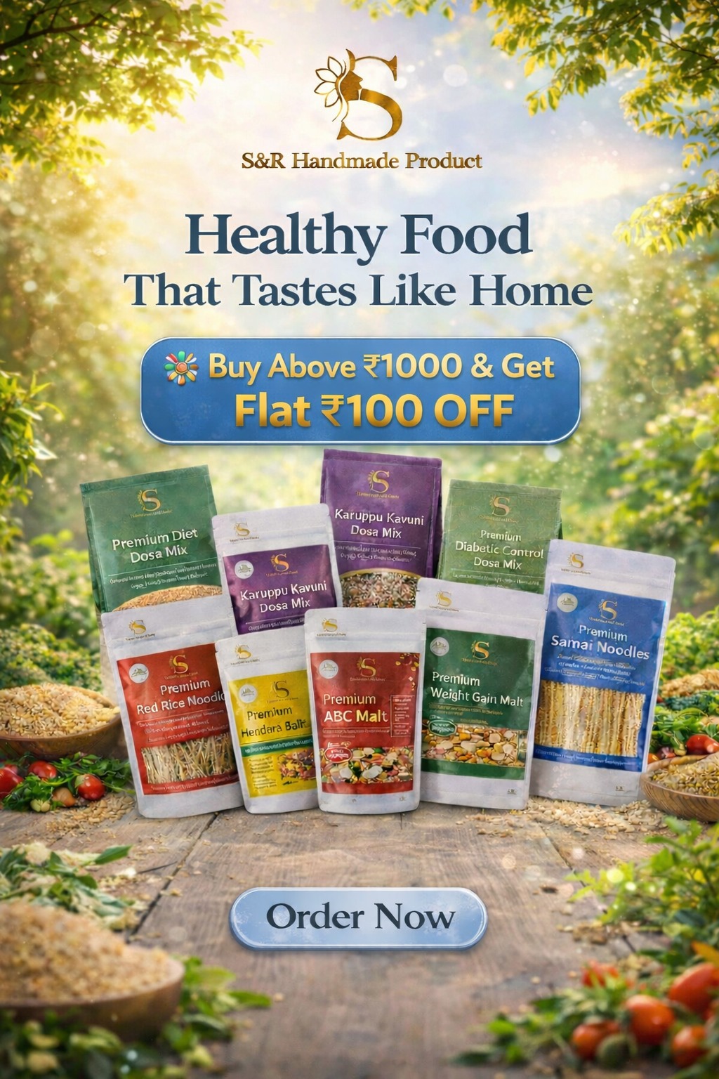 Flat ₹100 OFF on Orders Above ₹1000