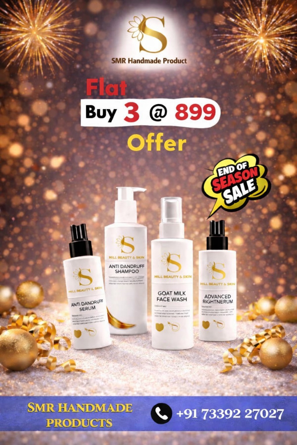 Buy Any 3 @ ₹899 | End of Season Sale