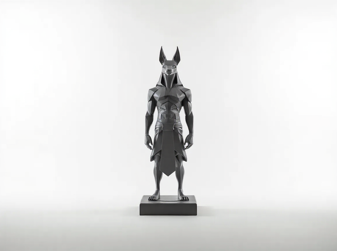 Anubis Polyresin Statue