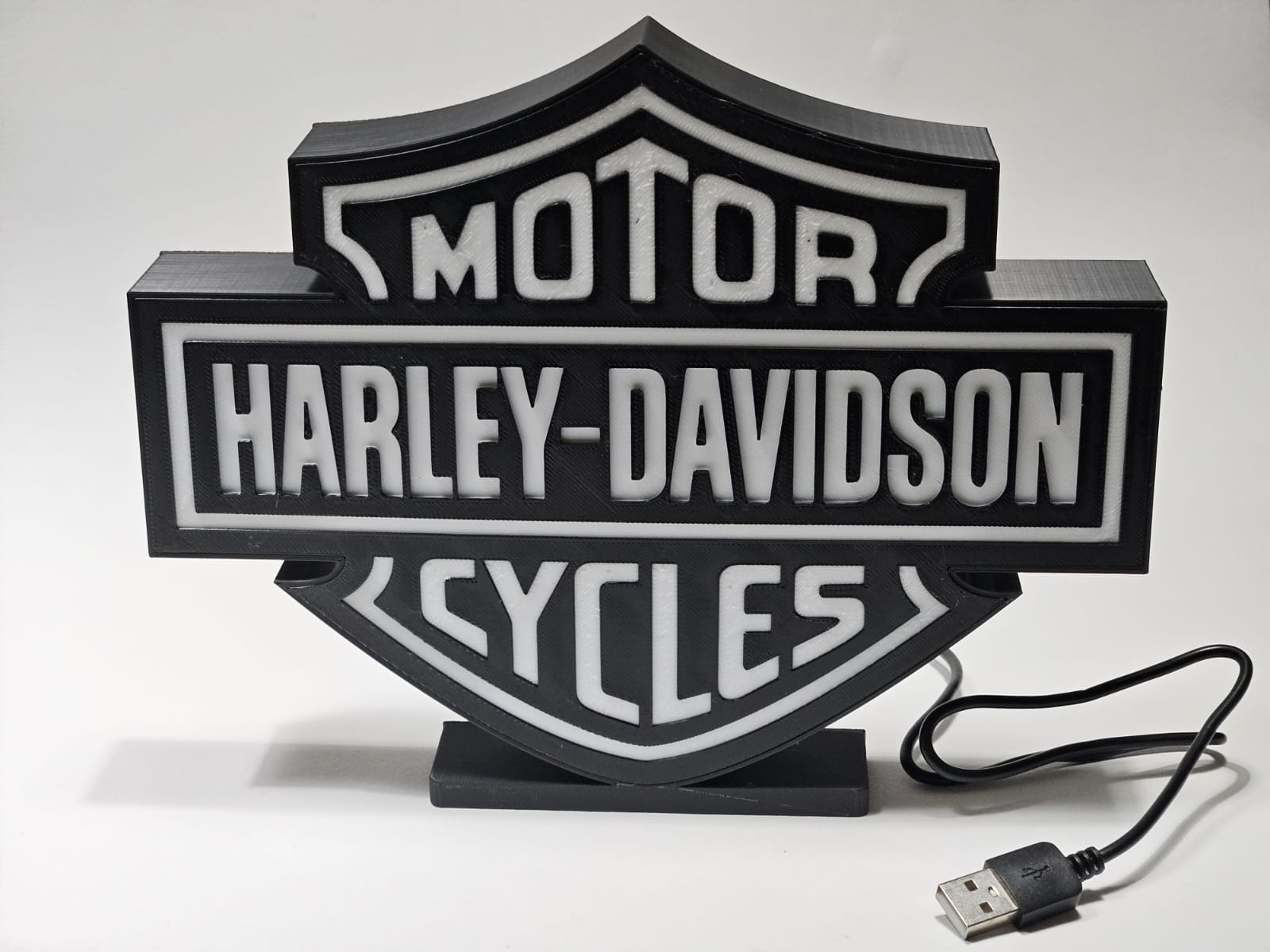 Harley-Davidson illuminated sign