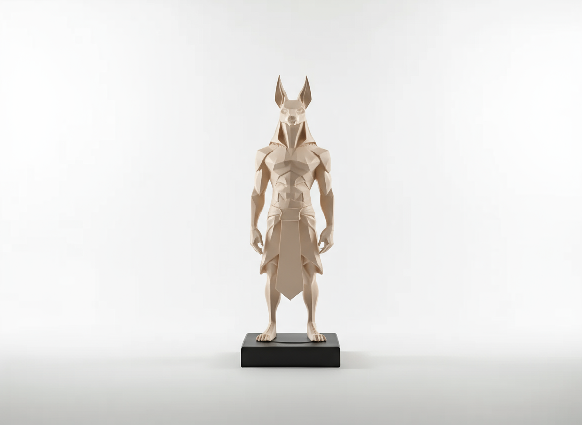 Anubis Polyresin Statue