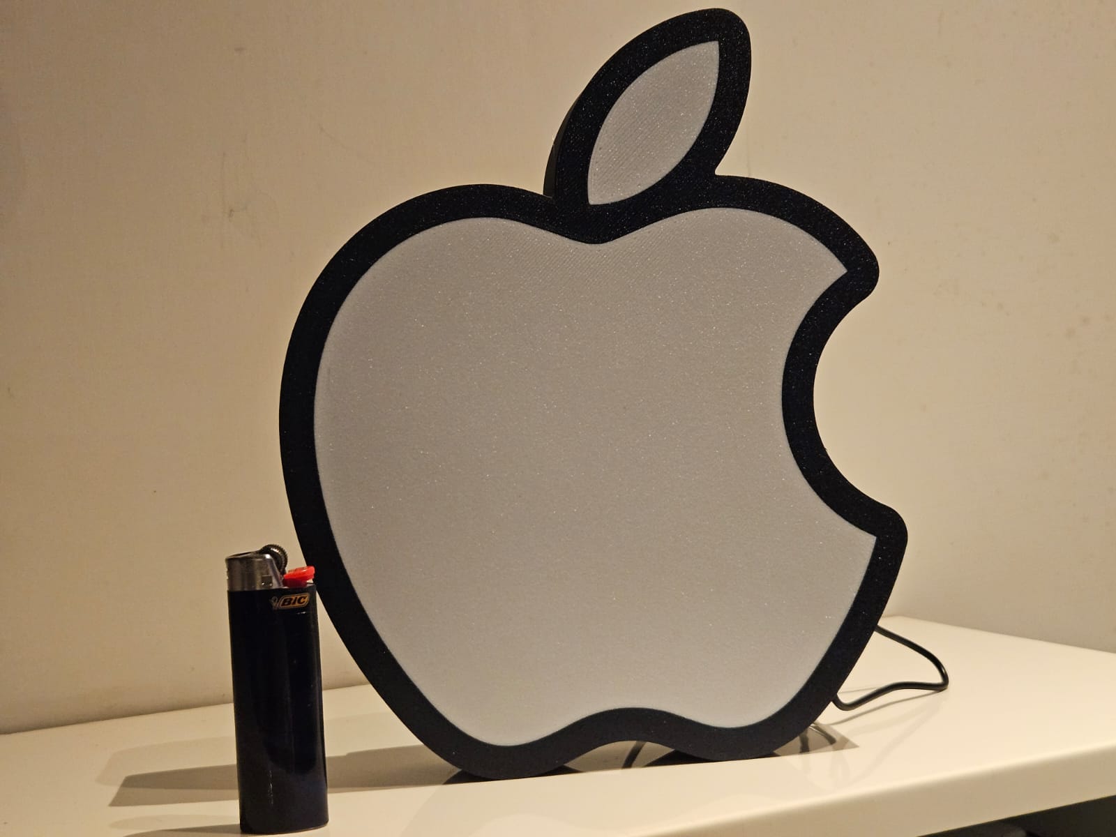 Apple logo light box