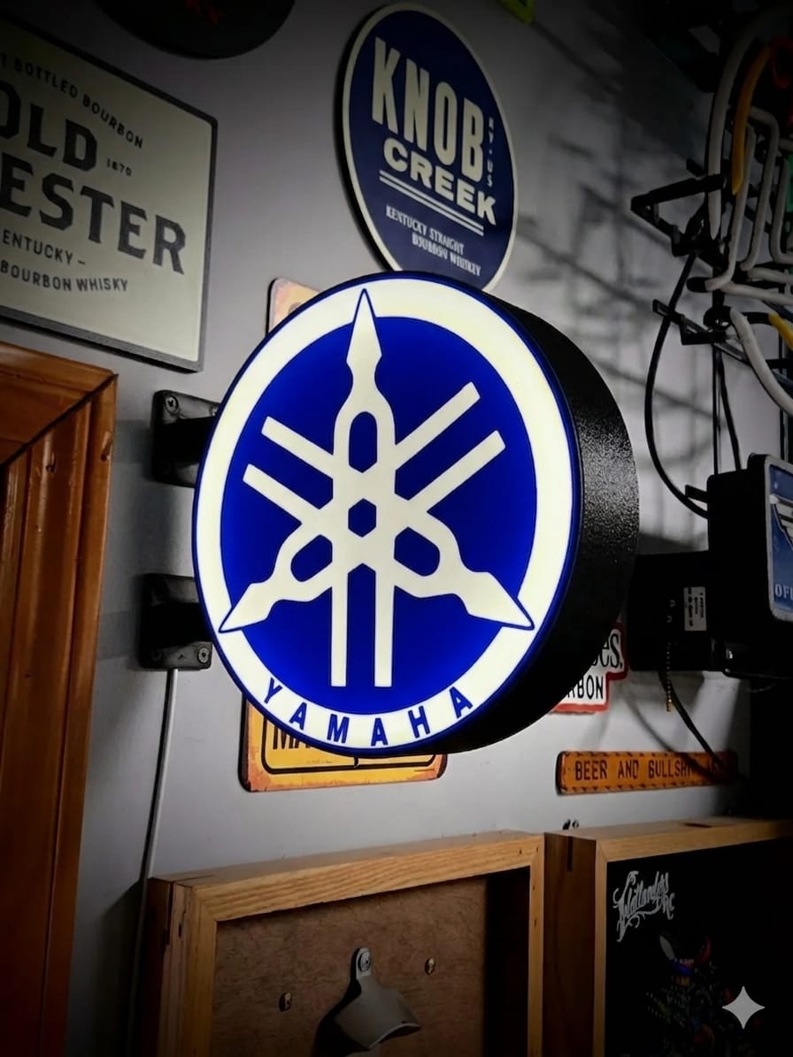 Insegna luminosa Yamaha