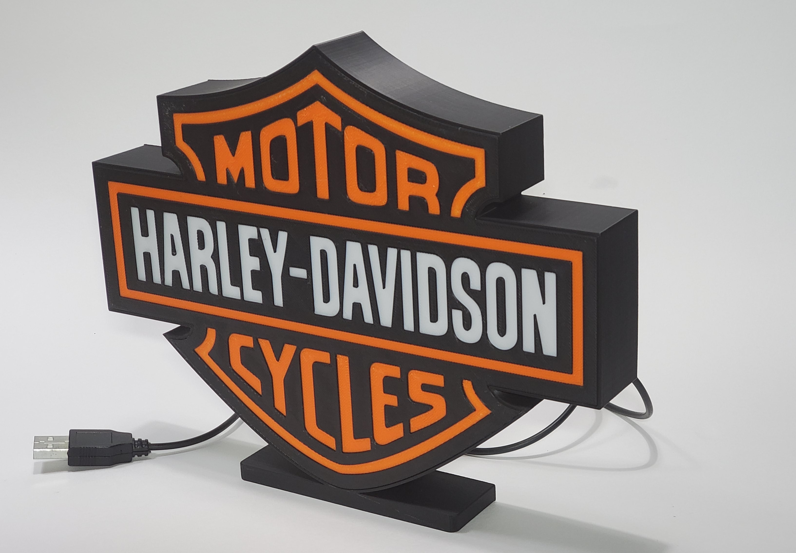 Harley-Davidson illuminated sign
