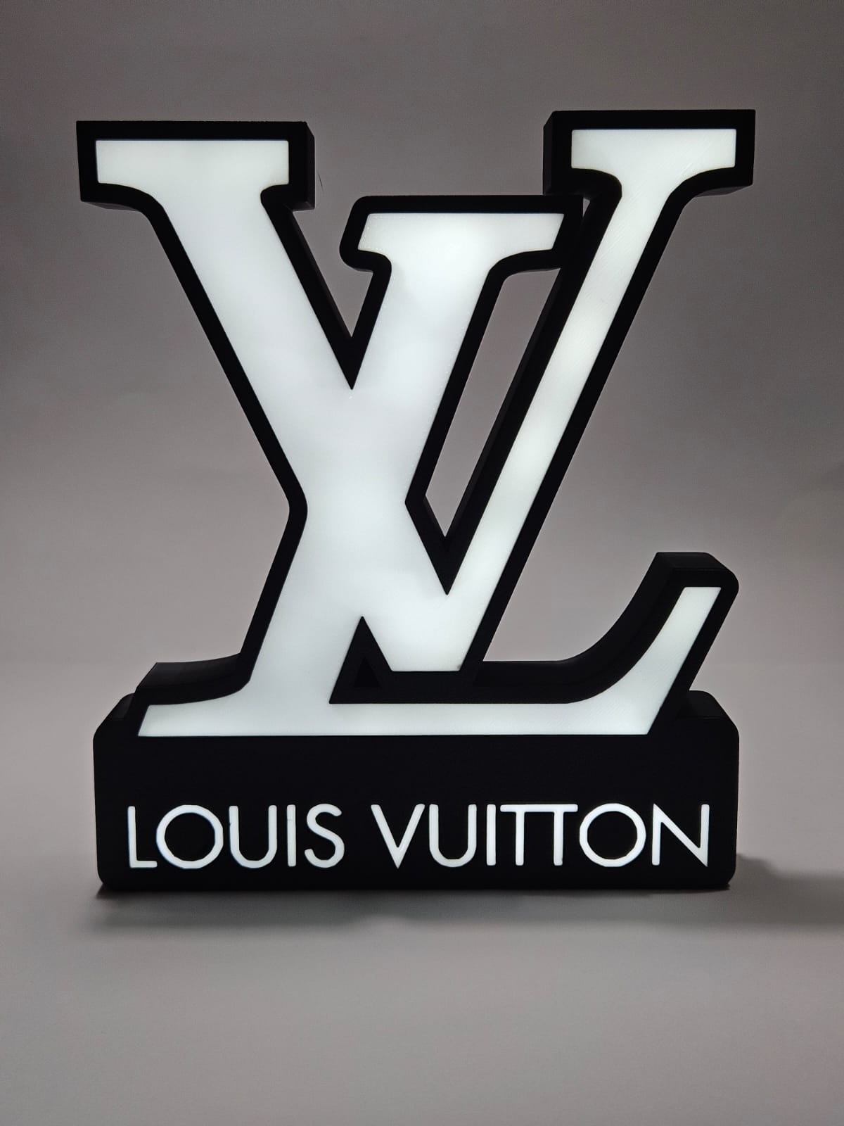 Louis Vuitton Illuminated Logo Sign