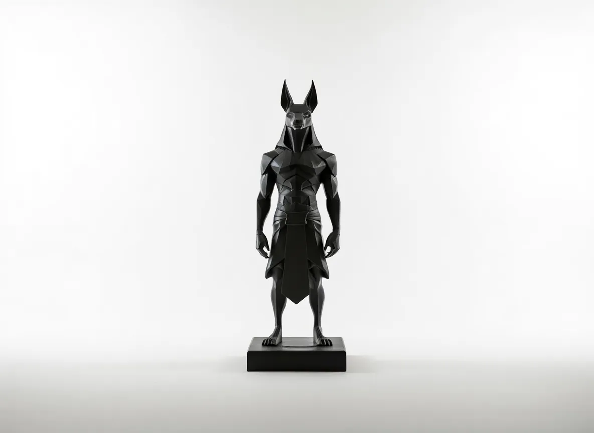 Anubis Polyresin Statue