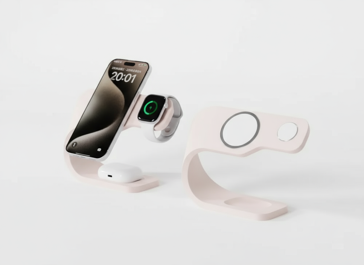 2-in-1 Wireless Charging Station