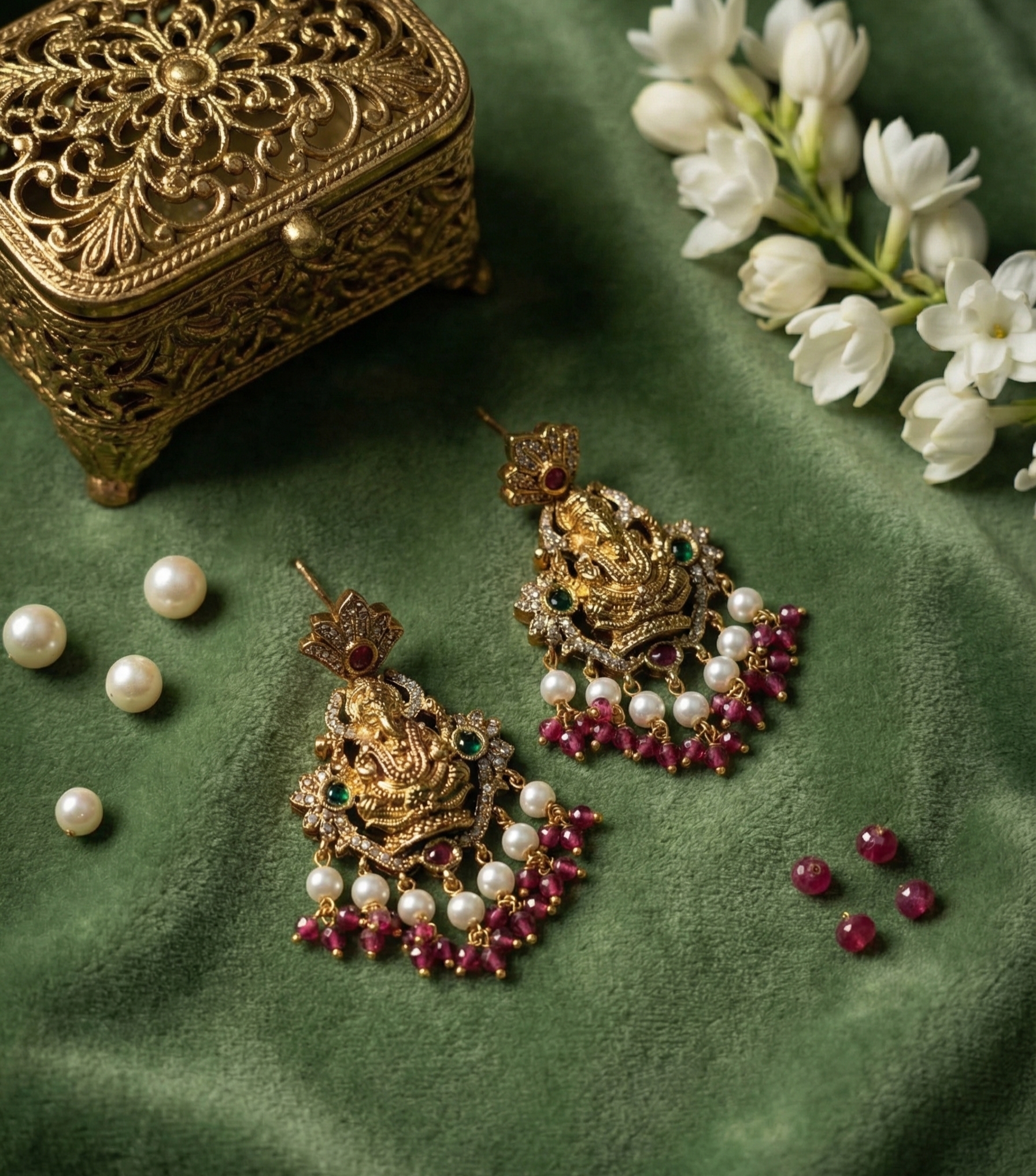 Traditional Temple Jewelry Set