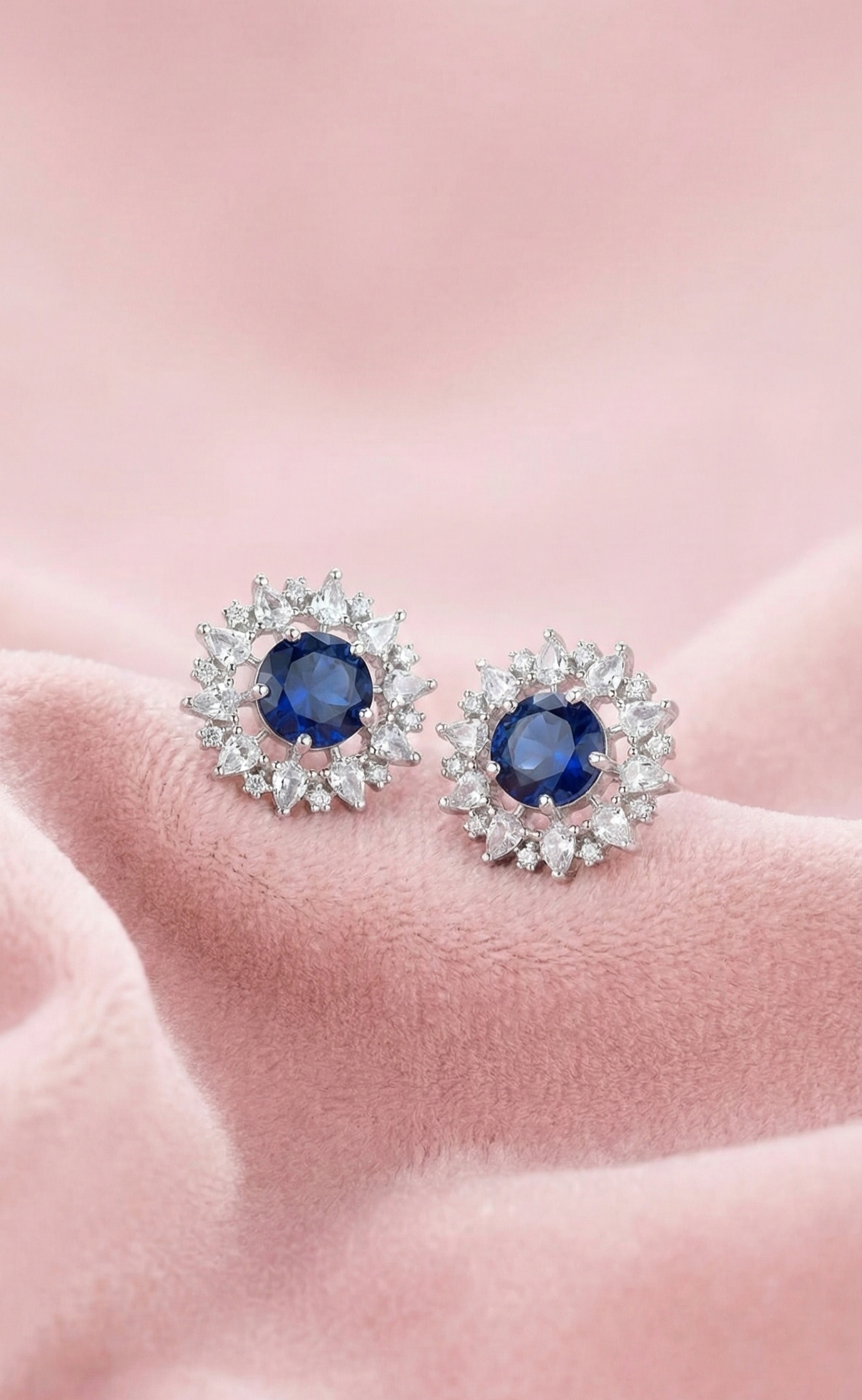 Elegant Sapphire Jewelry Set