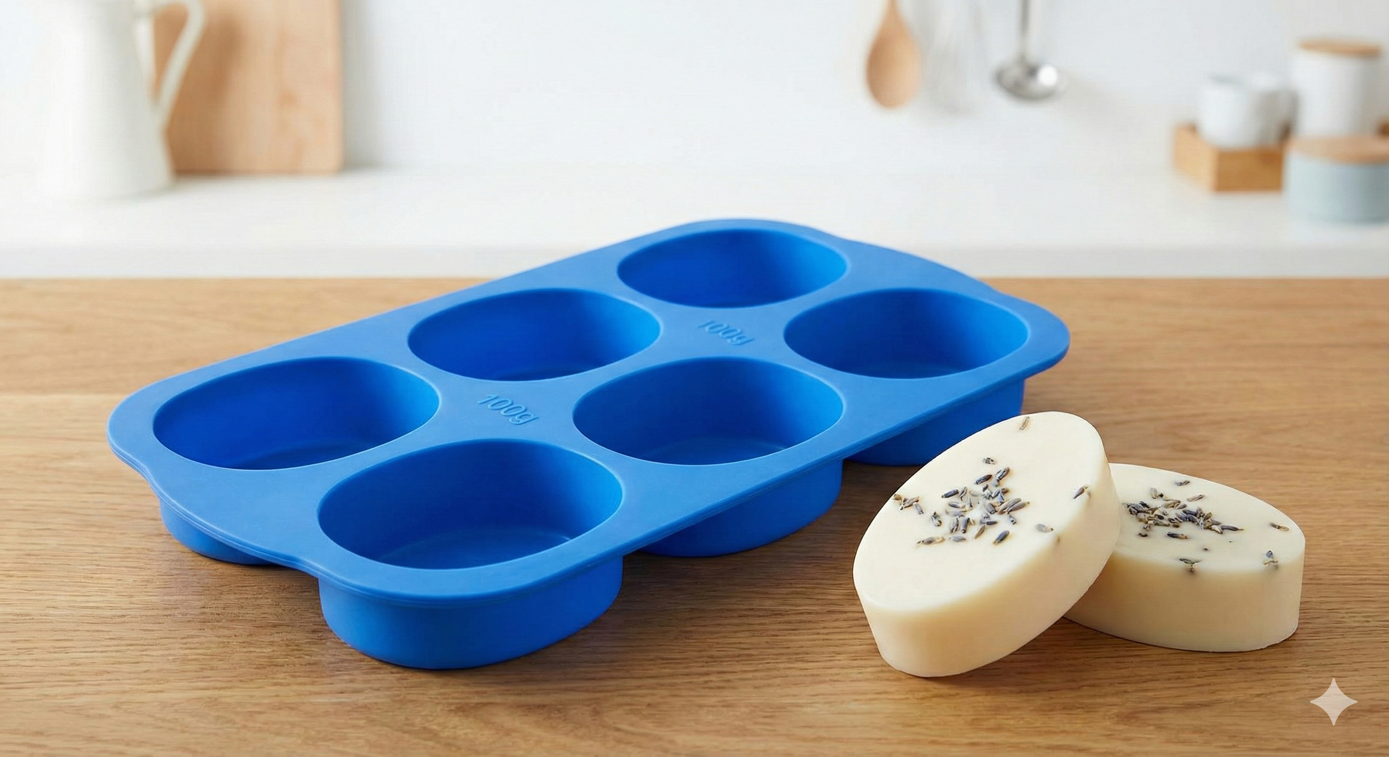 100 Gram 6 Cavity Soap Mould