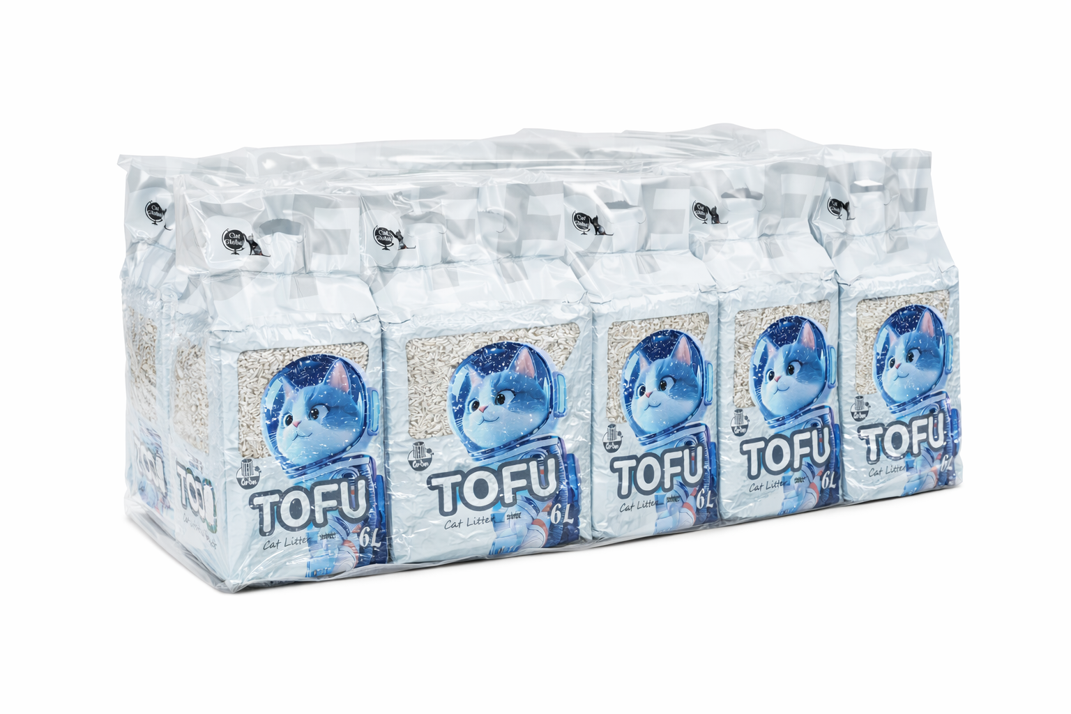 Arena para gatos Tofu Carbón Activado 1,8 Kg