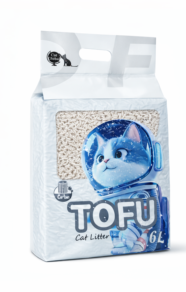 Arena para gatos Tofu Carbón Activado 1,8 Kg