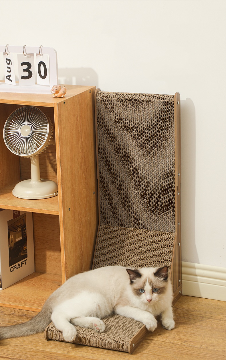 Rascador en L para gatos