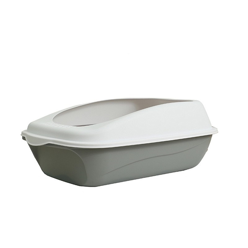 Caja de arena con pala para gatos