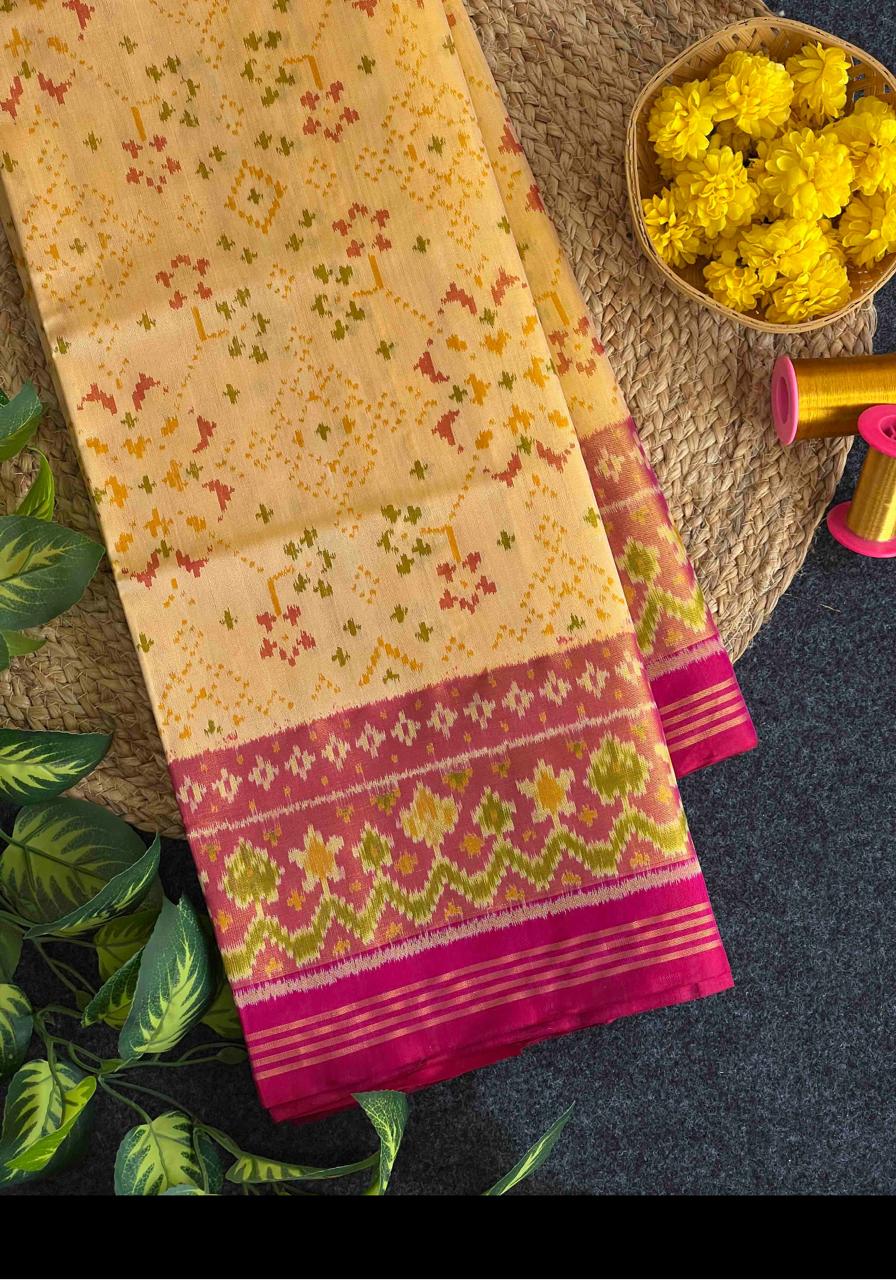 Hand woven Rajkot Ikkat Patola Silk Saree 16000/- + Shipping