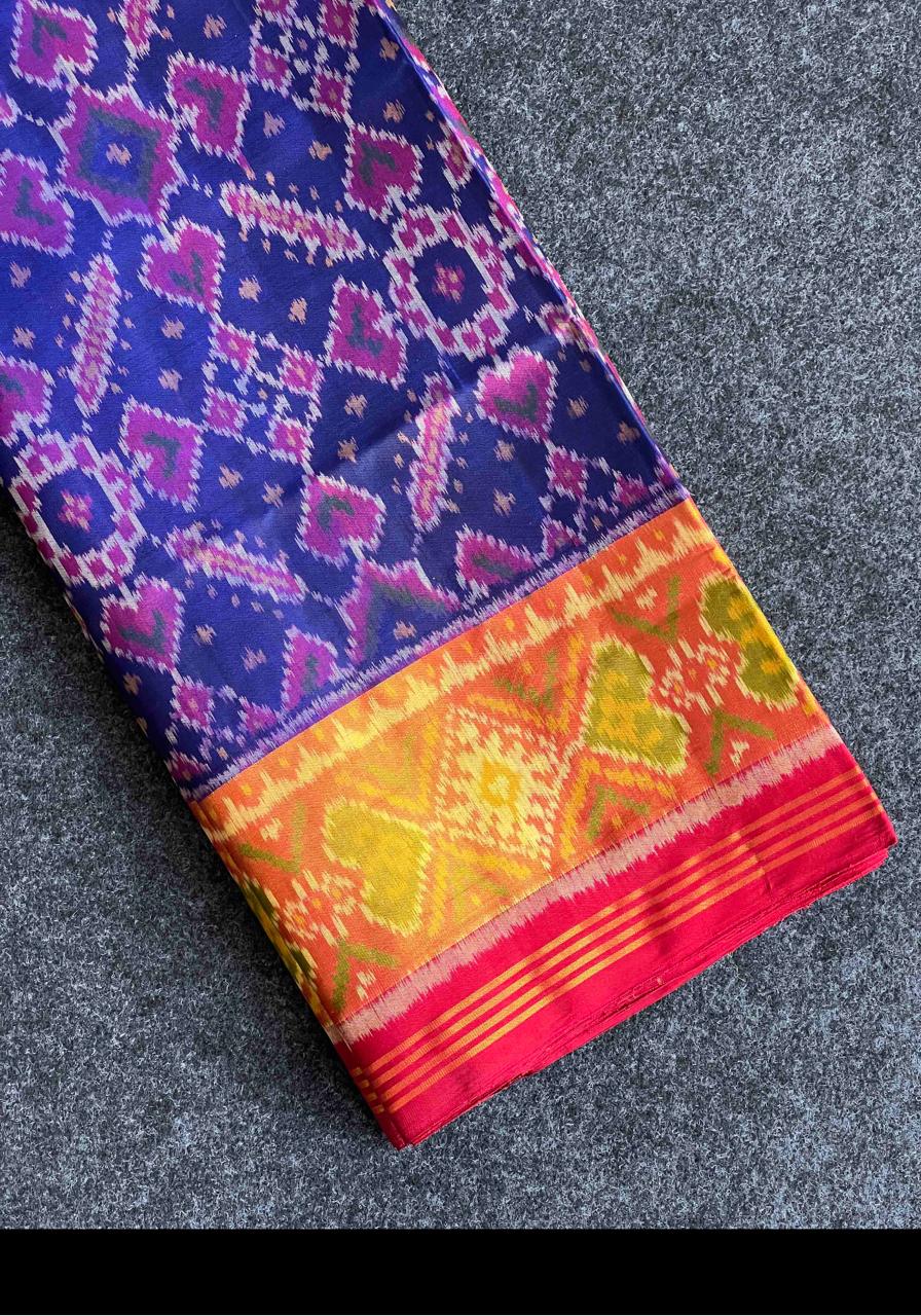 Hand woven Rajkot Ikkat Patola Silk Saree 16000/- + Shipping