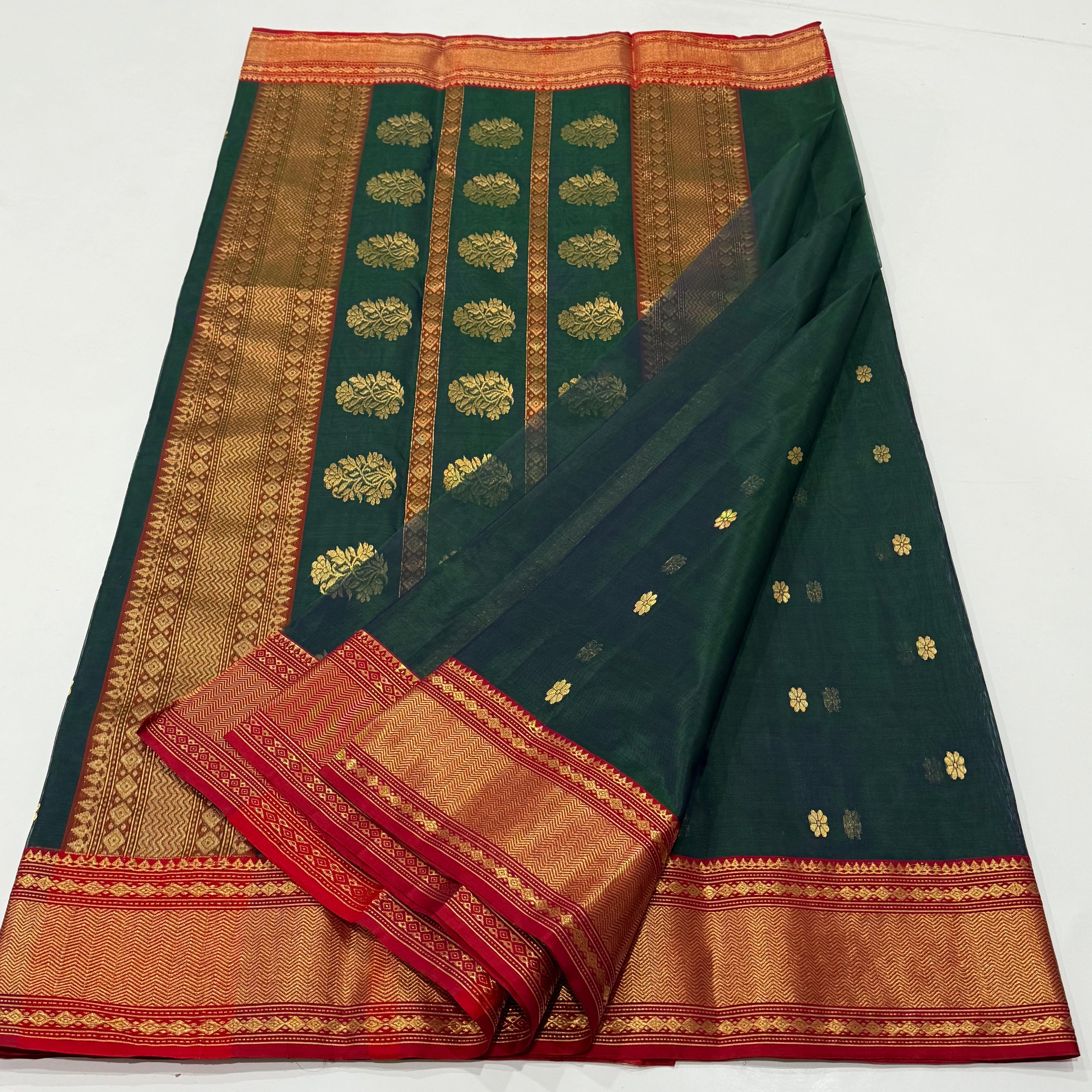 Chanderi Handwoven Handloom Silk Saree 10000/- + Shipping
