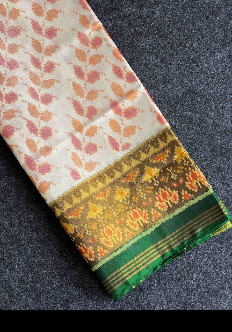 Hand woven Rajkot Ikkat Patola Silk Saree 16000/- + Shipping