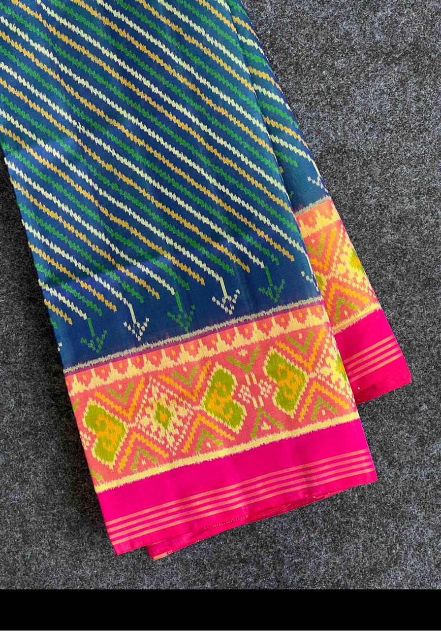 Hand woven Rajkot Ikkat Patola Silk Saree 16000/- + Shipping