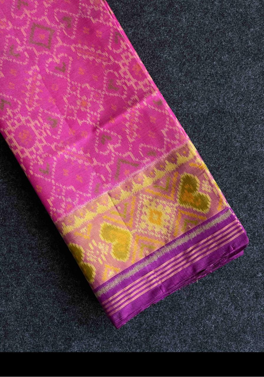 Hand woven Rajkot Ikkat Patola Silk Saree 16000/- + Shipping