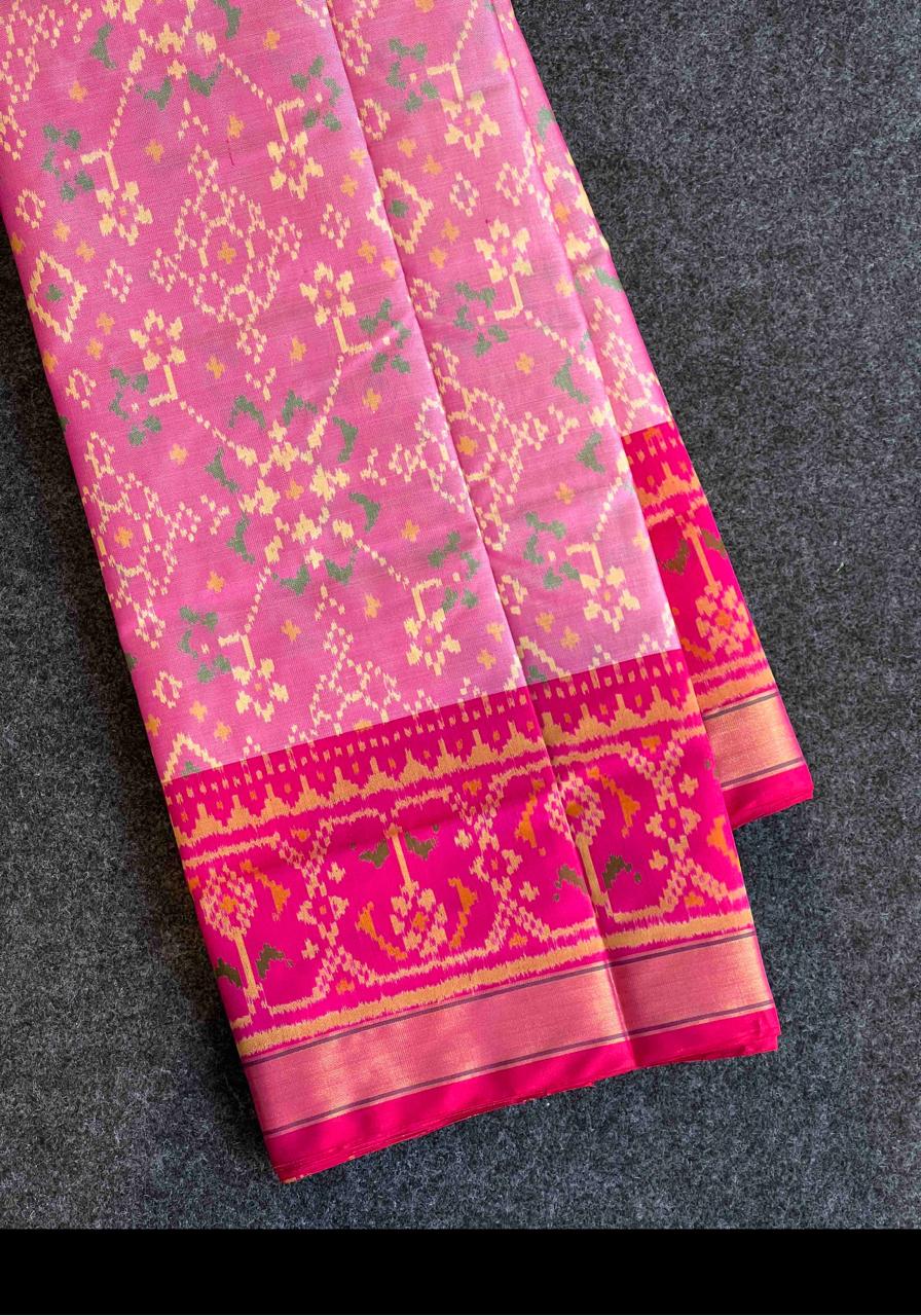 Hand woven Rajkot Ikkat Patola Silk Saree 16000/- + Shipping