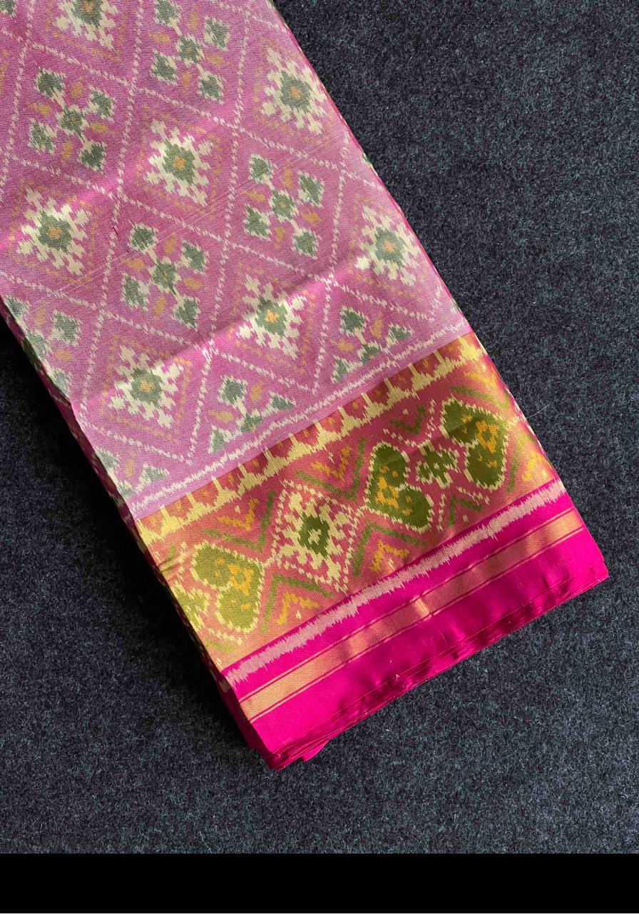 Hand woven Rajkot Ikkat Patola Silk Saree 16000/- + Shipping
