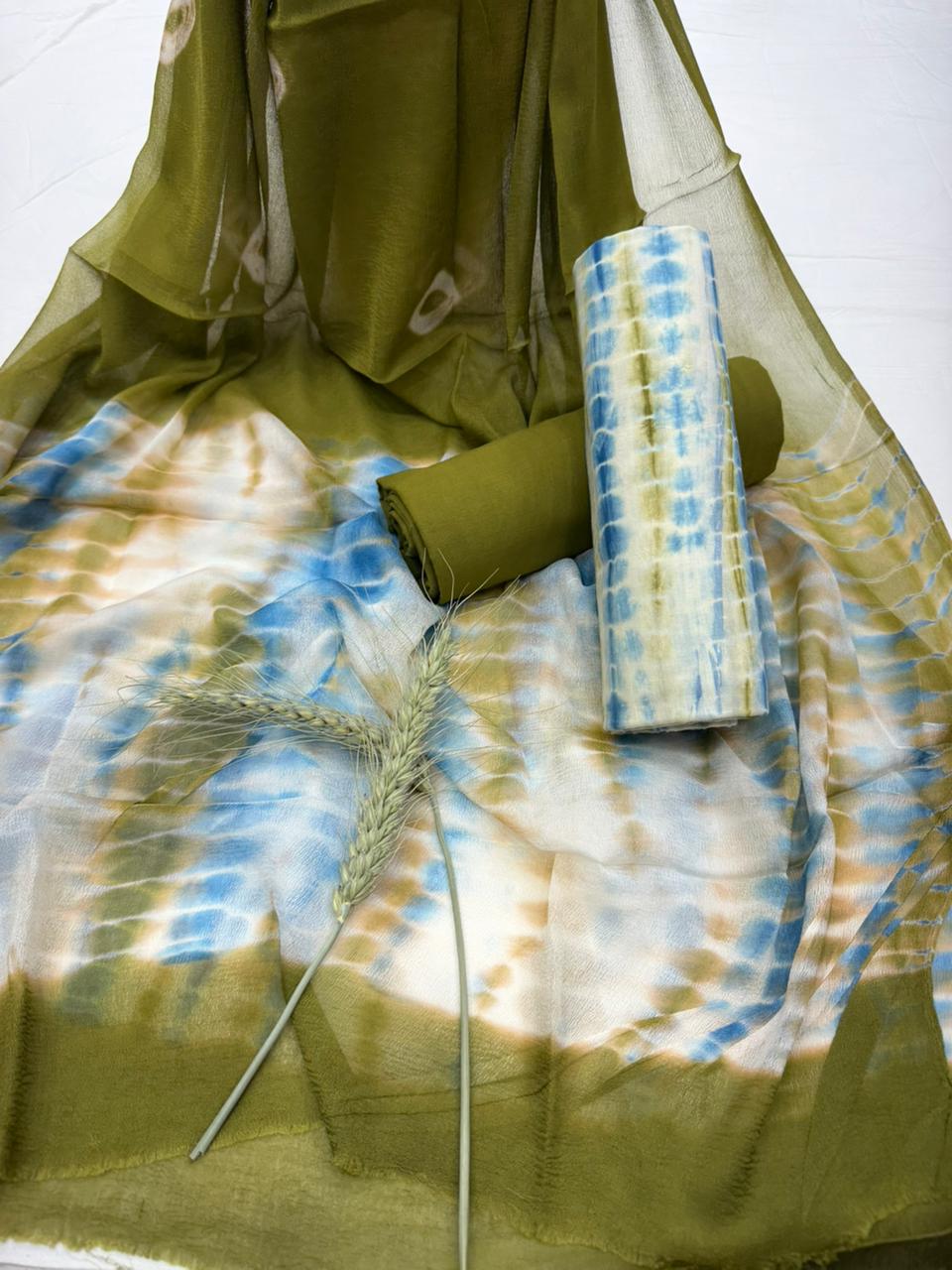 Green Suit Set 1100/- + Shipping