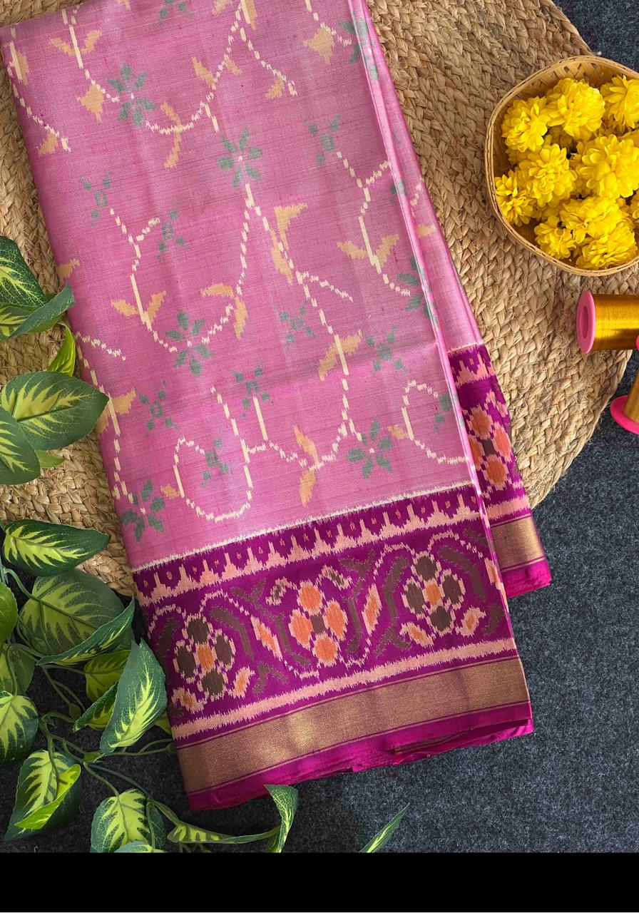 Hand woven Rajkot Ikkat Patola Silk Saree 16000/- + Shipping