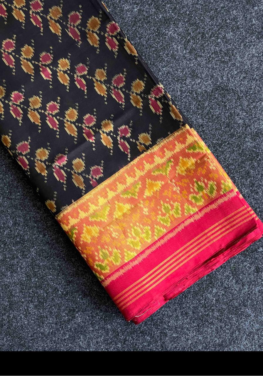 Hand woven Rajkot Ikkat Patola Silk Saree 16000/- + Shipping