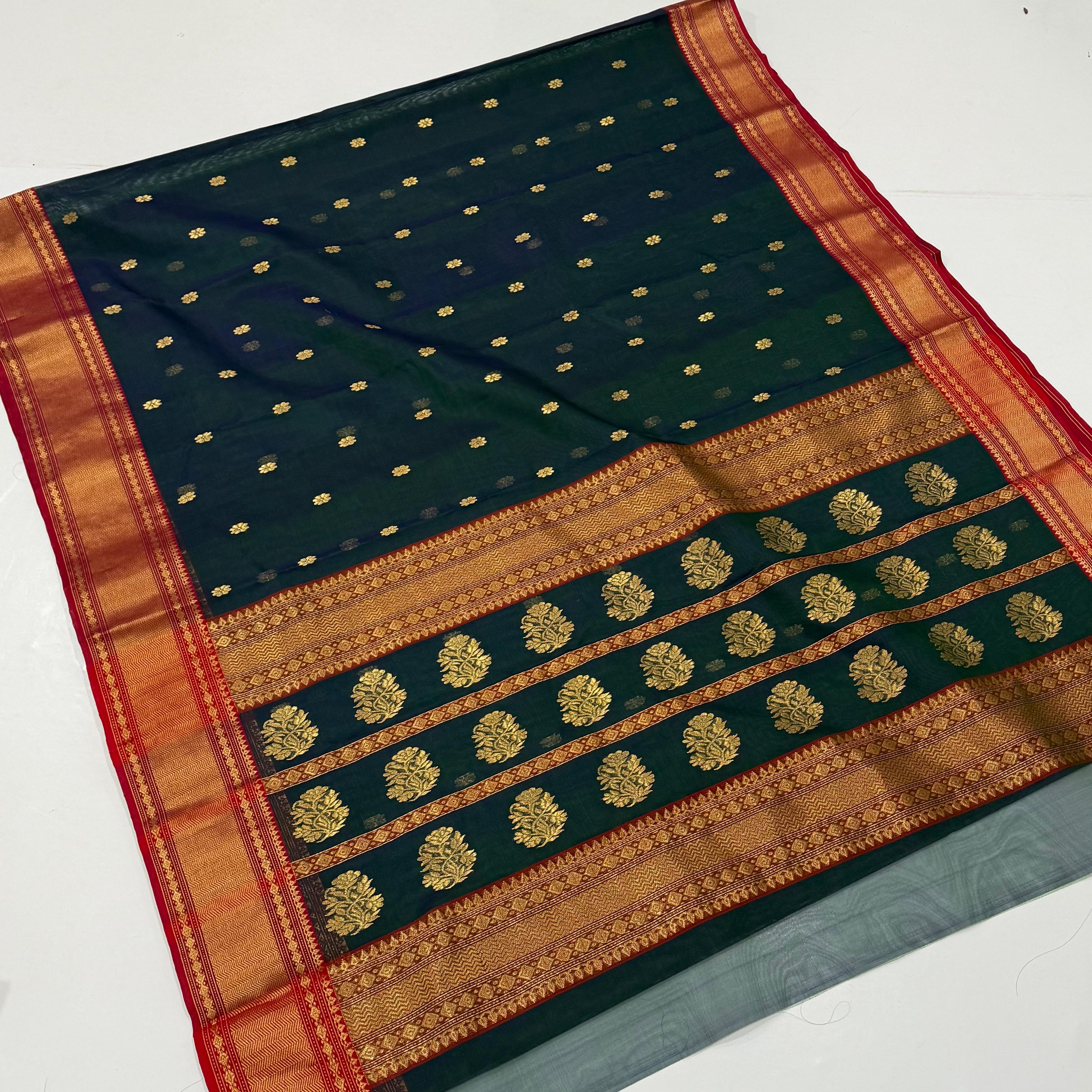 Chanderi Handwoven Handloom Silk Saree 10000/- + Shipping