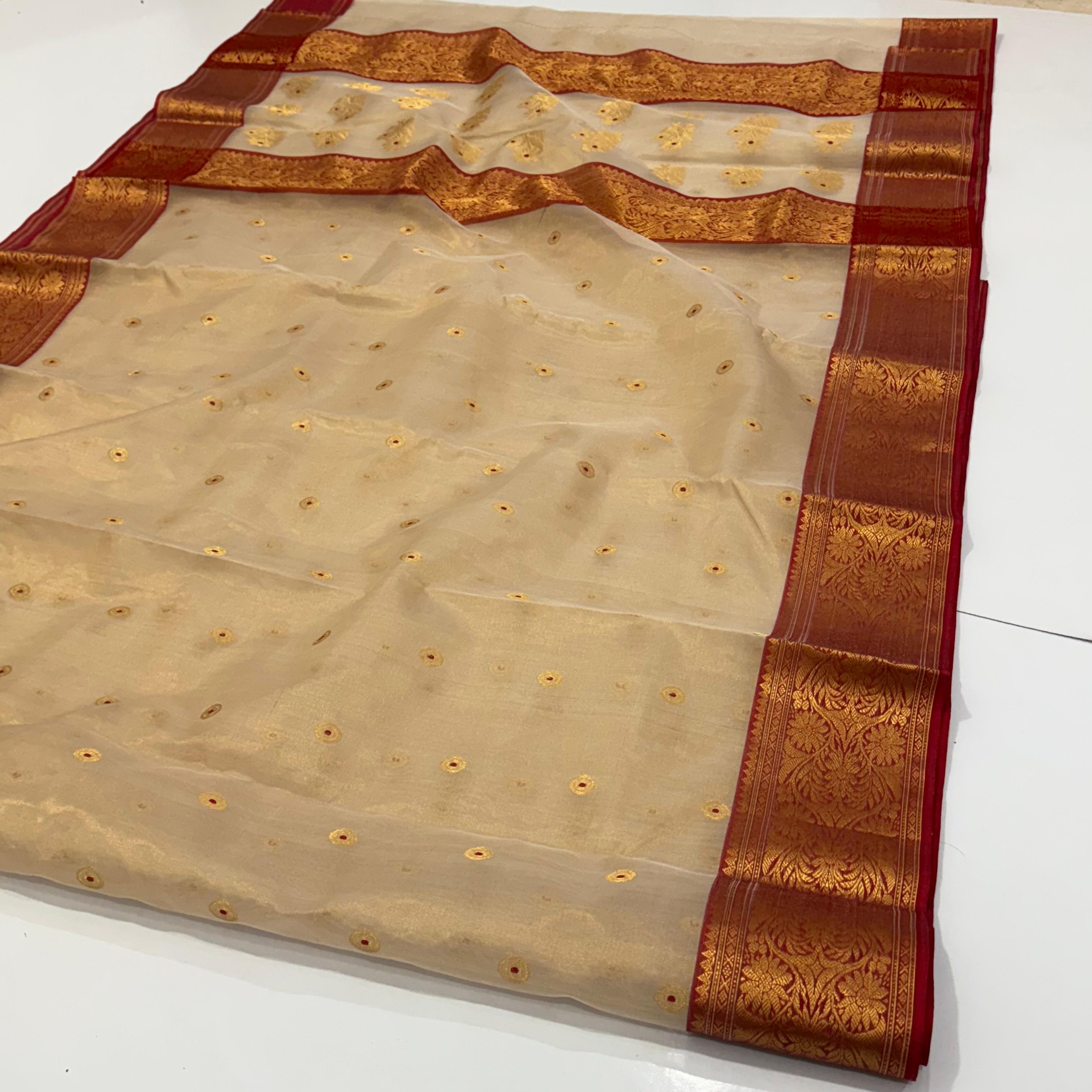 Chanderi Handwoven Handloom Silk Sarees 10000/- + Shipping