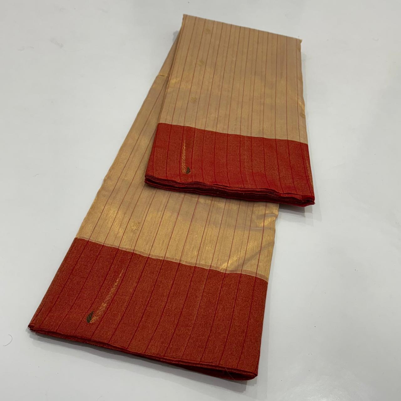 Traditional Chanderi Silk Saree 11000/- + Shipping