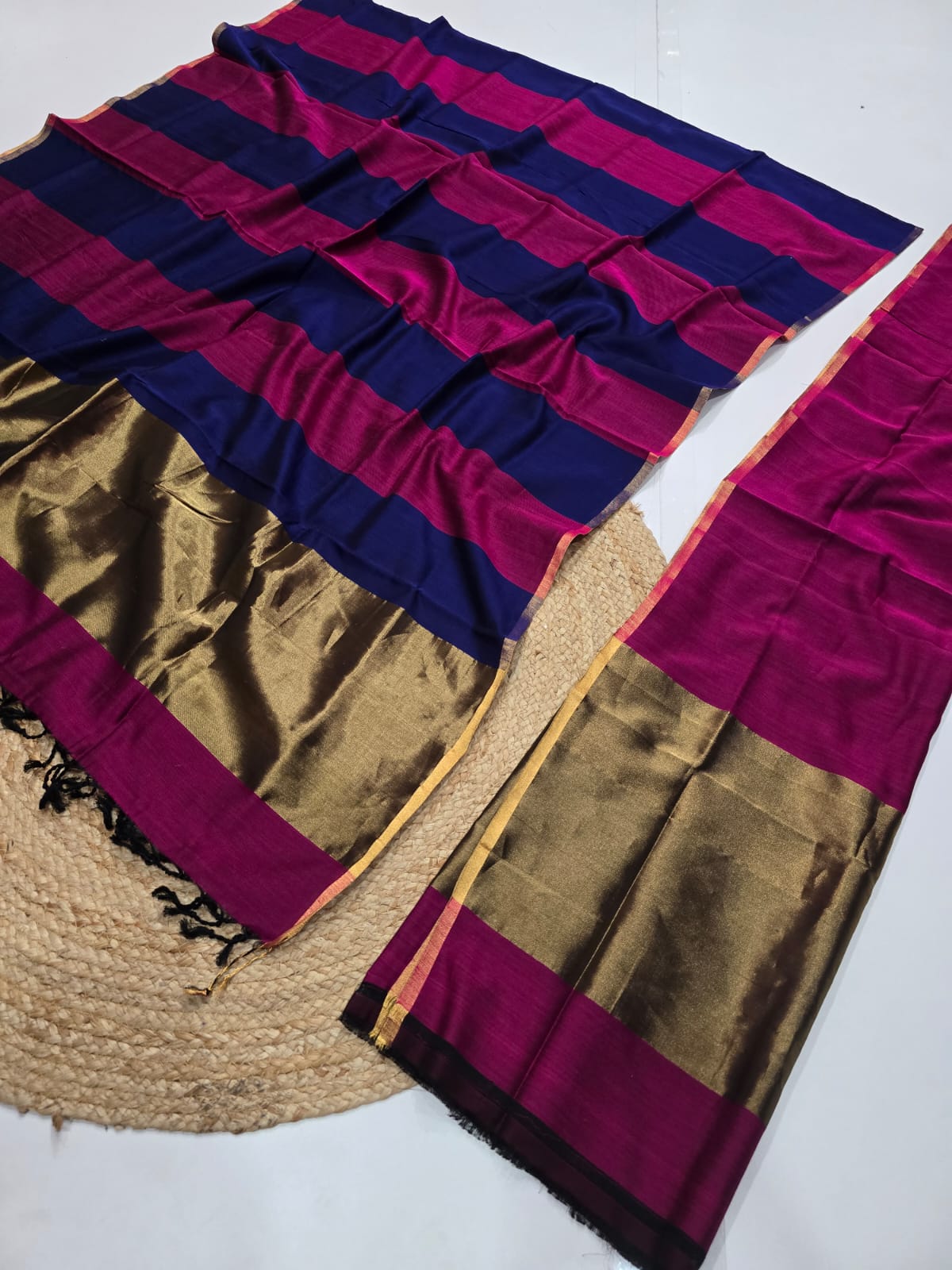 Traditional Maheshwari Handloom 4 Pedal weaving 2 Piece dress material 3500/- + Shipping