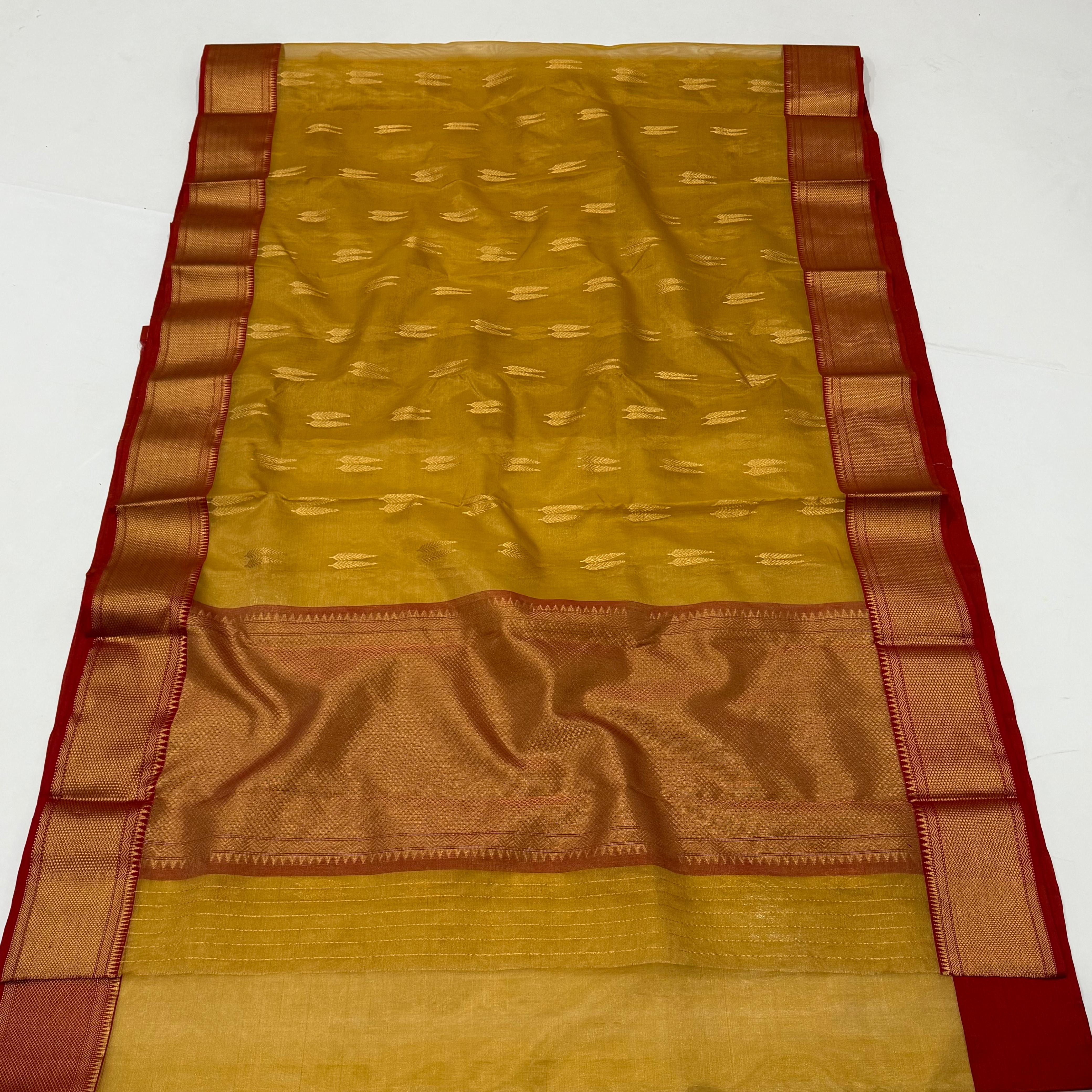 Handwoven Chanderi Tissu Katan Silk Sarees 11000 /- + Shipping