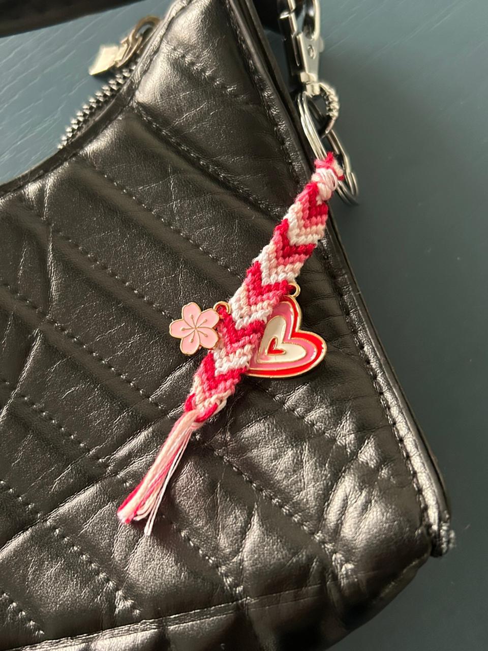 Heart & Star Keychain