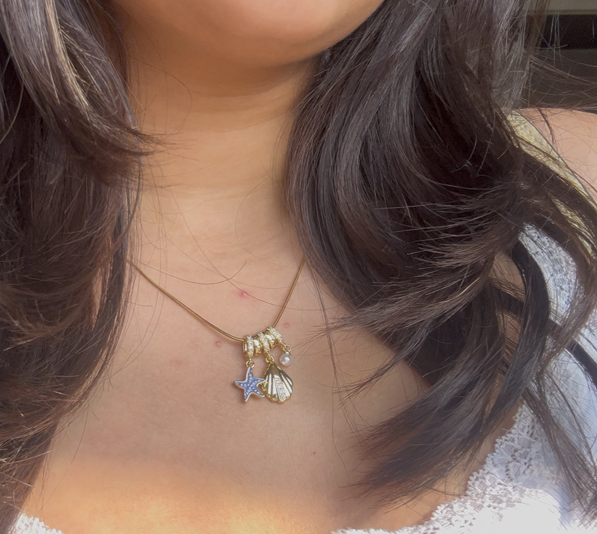 Star/Shell Charm Necklace