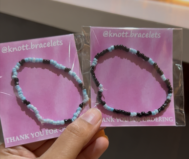 Beaded Couple Bracelets Set