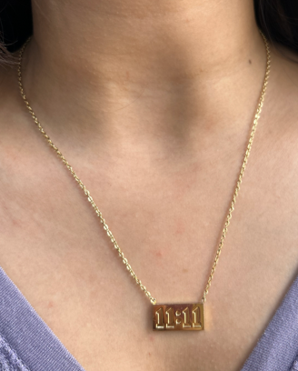 Gold 11:11 Necklace